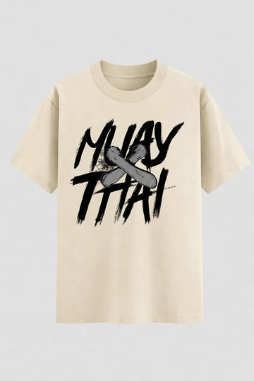 Camiseta Oversized Muay Thai Crossed Arms