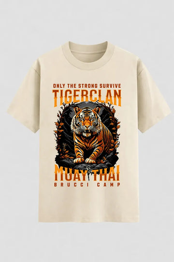 Camiseta Oversized Muay Thai Tiger Clan