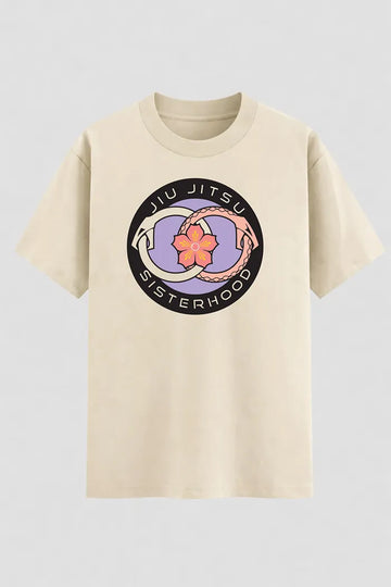 Camiseta Oversized Jiu-Jitsu Sisterhood