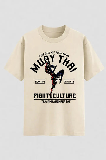 Camiseta Oversized Muay Thai Fight Culture