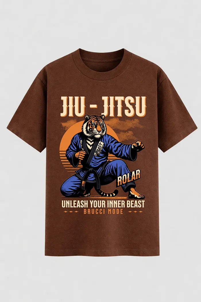 Camiseta Oversized Tiger linha Jiu-Jitsu