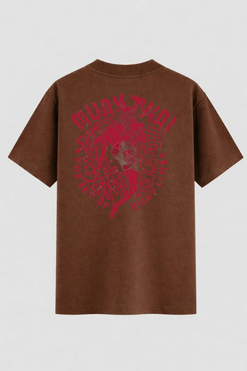 Camiseta Oversized Muay Thai Siamese Style