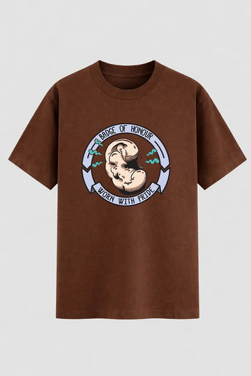 Camiseta Oversized Badge Of Honour linha Jiu-Jitsu