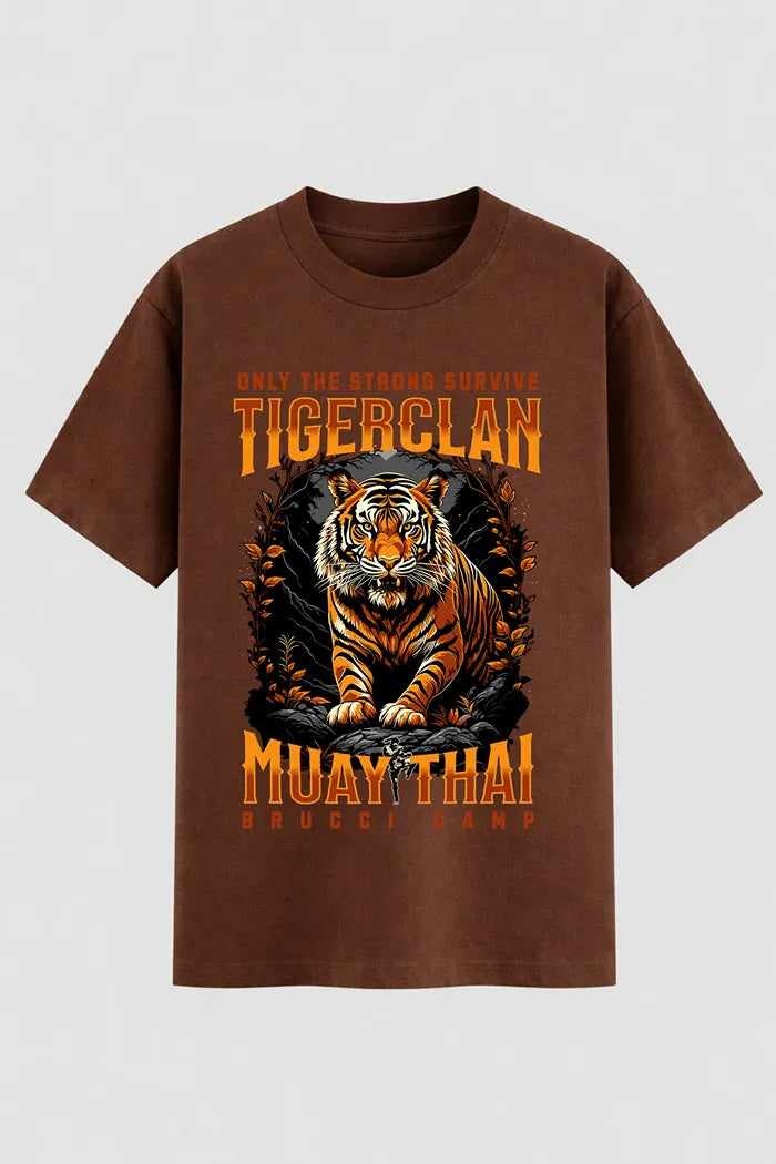 Camiseta Oversized Muay Thai Tiger Clan