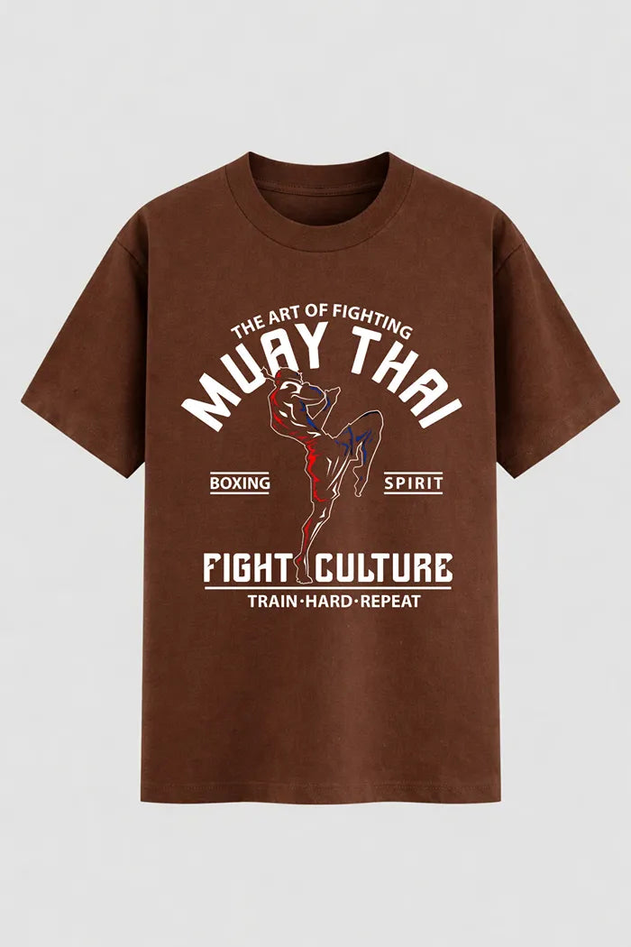 Camiseta Oversized Muay Thai Fight Culture