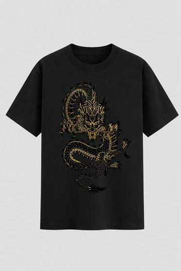 Camiseta Oversized Muay Thai Dragon