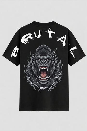 Camiseta Oversized brucci Brutal animals Gorila
