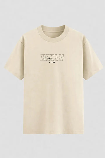Camiseta Oversized Brucci Originals Gym Frente
