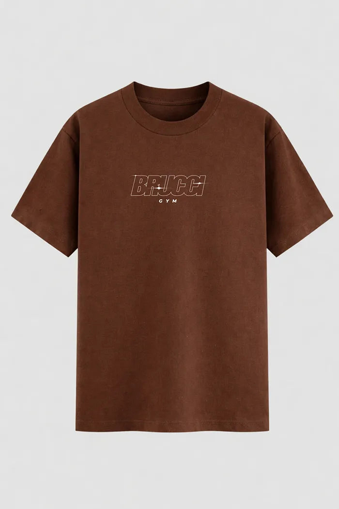 Camiseta Oversized Brucci Originals Gym Frente