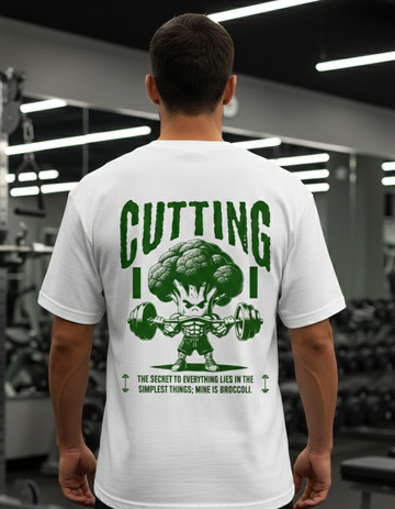 Camiseta Oversized Cute Gym o segredo é o Brócoles