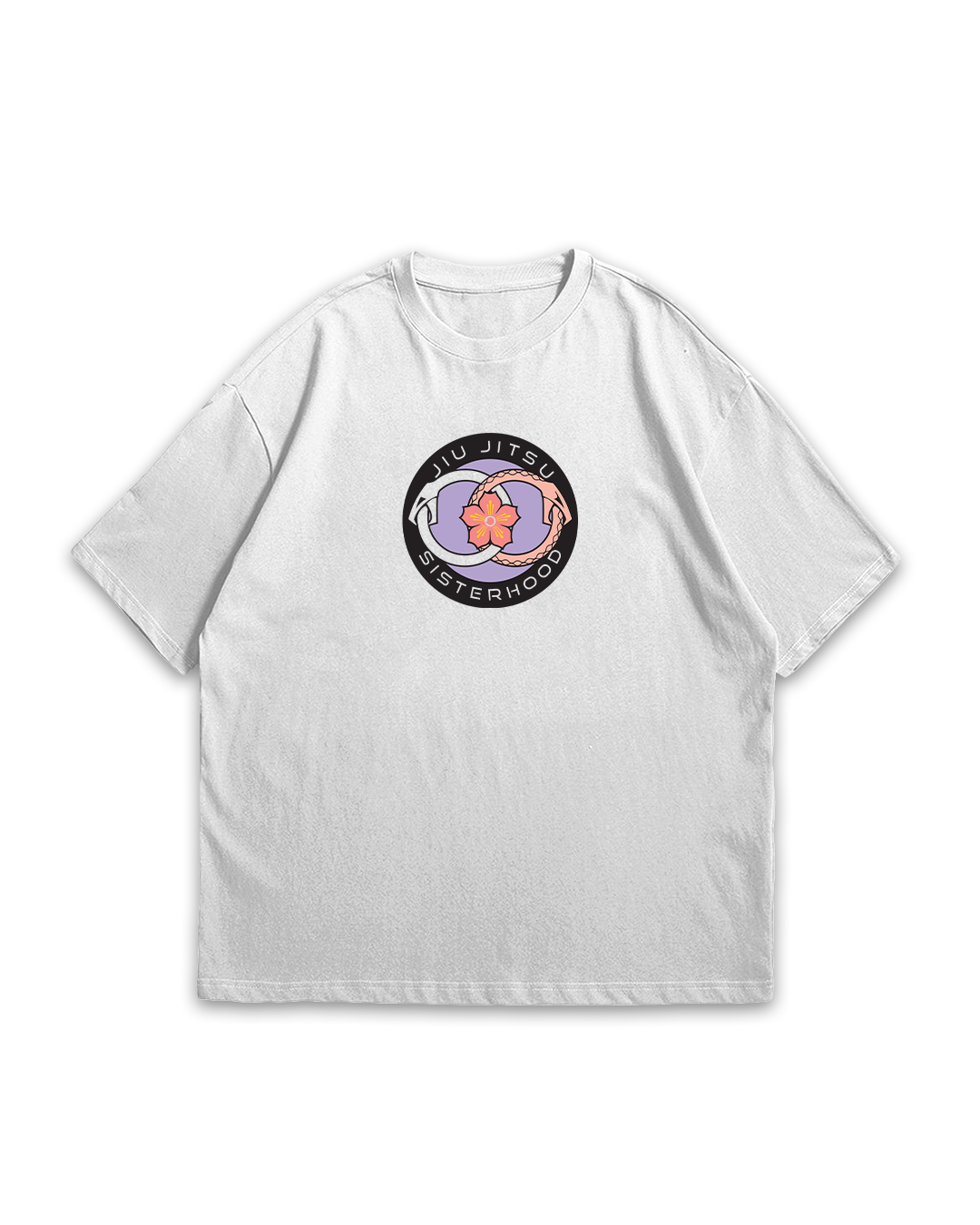 Camiseta Oversized Jiu-Jitsu Sisterhood