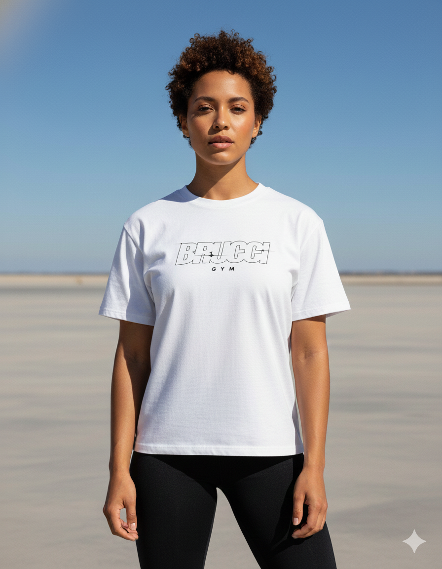 Camiseta Oversized Brucci Originals Gym Frente