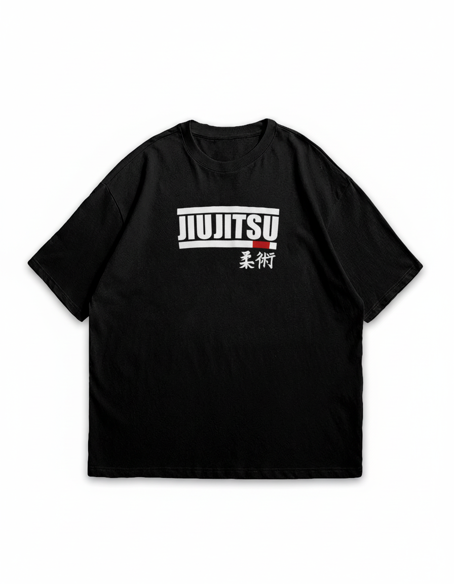 Camiseta Oversized Jiu-Jitsu Martial Art