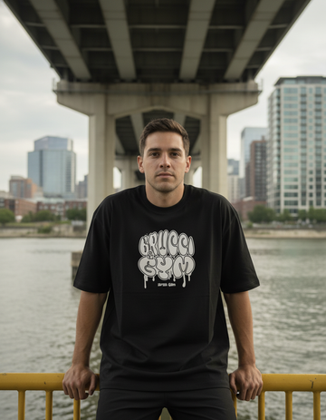 Camiseta Oversized Brucci Originals Urban Graffiti