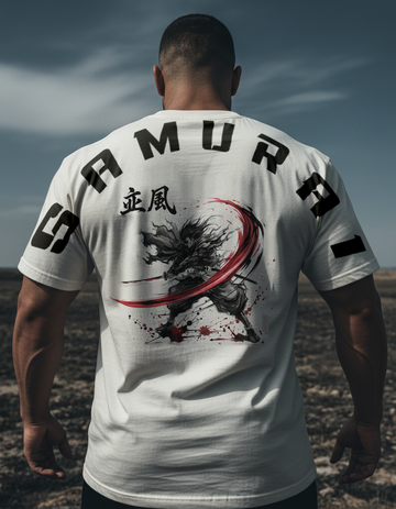 Camiseta Oversized SAMURAI katana Angry