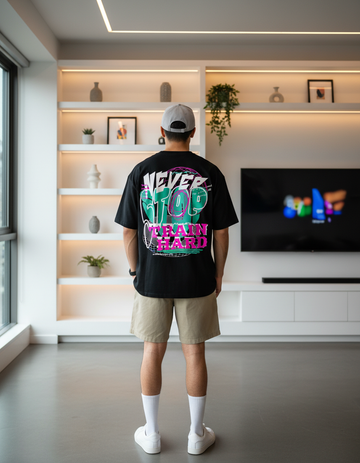 Camiseta Oversized Brucci Originals Never Stop