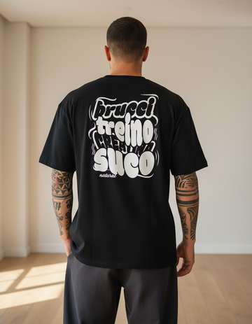 Camiseta Oversized Brucci Creatina & Suco (Natural)